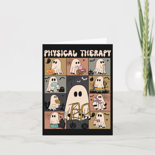 Schattigee Ghost Physical Therapy PT Fysiotherapeu Kaart (Voorkant)