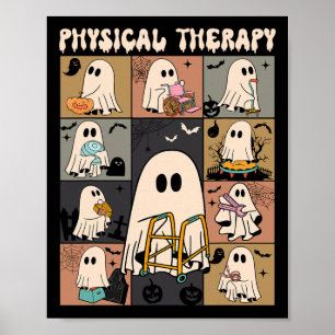 Schattigee Ghost Physical Therapy PT Fysiotherapeu Poster
