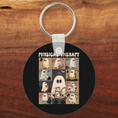 Schattigee Ghost Physical Therapy PT Fysiotherapeu Sleutelhanger (Voorkant)