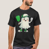 Schattigee Ghost Pickleball Paddle Halloween Pickl T-shirt (Voorkant)