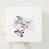 Schattigee Ghost Pumpkin Bat Halloween Bedankjes Labels (In situ)