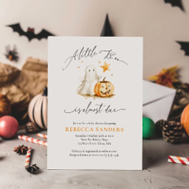 Schattigee Ghost Pumpkin Boo Halloween Baby shower Kaart