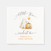 Schattigee Ghost Pumpkin Boo Halloween Baby shower Servet (Voorkant)