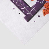 Schattigee Ghost & Pumpkin 'Boo' Halloween Decoupa Tissuepapier (Detail)