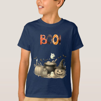 Schattigee Ghost & Pumpkin BOO Kinder Halloween T- T-shirt