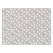 Schattigee Ghost & Pumpkin Grey Halloween Pattern Tafelkleed (Voorkant (Horizontaal))