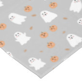 Schattigee Ghost & Pumpkin Grey Halloween Pattern Tafelkleed (Gekanteld)