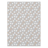 Schattigee Ghost & Pumpkin Grey Halloween Pattern Tafelkleed (Voorkant)