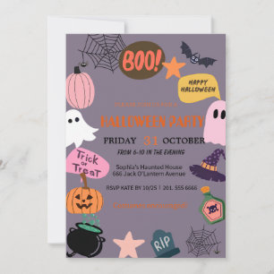 Schattigee Ghost & Pumpkin Halloween Kaart