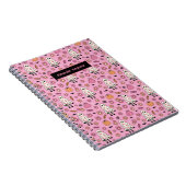 Schattigee Ghost Pumpkin Halloween Notitieboek (Rechterzijde)