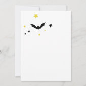 Schattigee Ghost & Pumpkin Halloween Party Uitnodi Kaart (Achterkant)