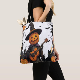 Schattigee Ghost Pumpkin Party Design Tote Bag