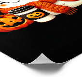 Schattigee Ghost Pumpkin Spice Cup Halloween Herfs Poster (Hoek)