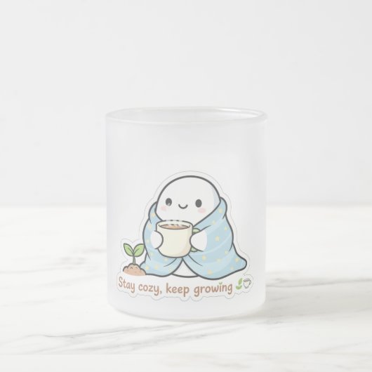 Schattigee Ghost Reading Mok – Gezellig Motivatie  (Center)