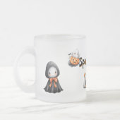 Schattigee Ghost Snoep Custom Spook Matglas Koffiemok (Links)