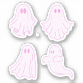 Schattigee Ghost Sticker Pack, Ghoul, Halloween St (Voorkant)