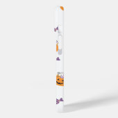 Schattigee Ghost Trick or treat Halloween iPhone C Case-Mate iPhone Case (Achterkant / Links)