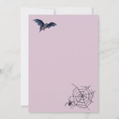 Schattigee Ghost Trick or treat Pumpkin Halloween  Kaart (Achterkant)