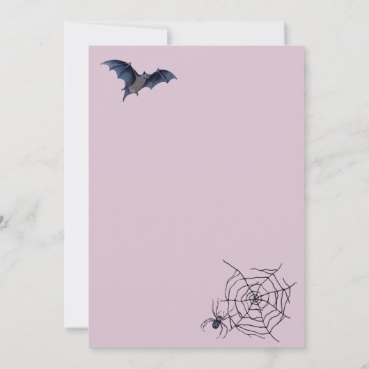 Schattigee Ghost Trick or treat Pumpkin Halloween  Kaart (Achterkant)