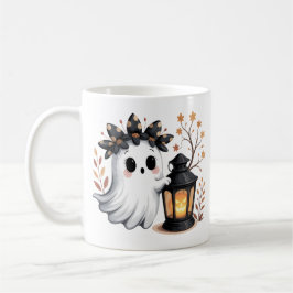 Schattigee Ghost Whimsical Halloween Mok Stijl