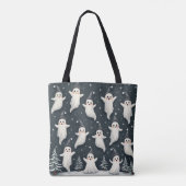 Schattigee Ghost Winter Canvas tas (Achterkant)