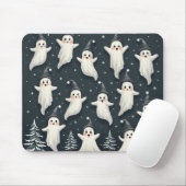 Schattigee Ghost Winter Pattern Muismat (Met muis)