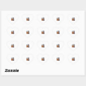 Schattigee Ghost Witch Black Cat Halloween Boo Gho Hart Sticker (Vel)