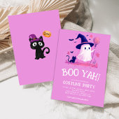 Schattigee Ghost Witch Kinder Halloween Kostuumfee Kaart