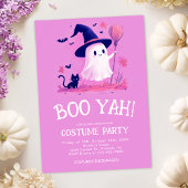 Schattigee Ghost Witch Kinder Halloween Kostuumfee Kaart