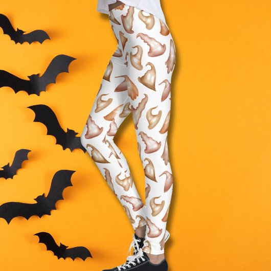 Schattigee Ghost Witch Petten Happy Halloween Leggings