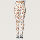 Schattigee Ghost Witch Petten Happy Halloween Leggings (Voorkant)