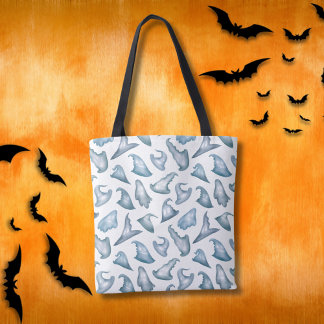 Schattigee Ghost Witch Petten Happy Halloween Tote Bag