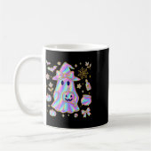Schattigee Ghost Witch Shirt Pumpkin Cauldron Spid Koffiemok (Links)