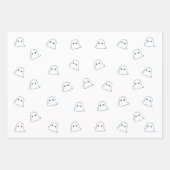 Schattigee Ghost Wrapping Paper Flat Sheet (Voorkant)