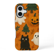 Schattigee Ghosts & Pumpkins Mobiel Hoesje
