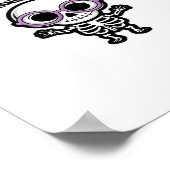 Schattigee Ghouls willen gewoon een leuk skelet he Poster (Hoek)