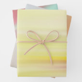 Schattigee Gift Abstracte Pastelgolven 1 | Inpakpapier Vel (In situ)