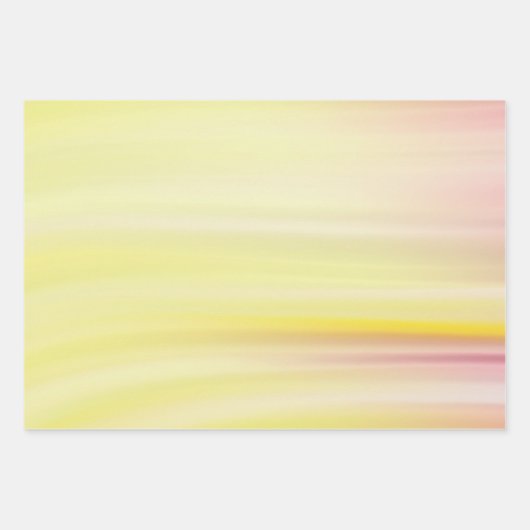 Schattigee Gift Abstracte Pastelgolven 1 | Inpakpapier Vel (Voorkant)