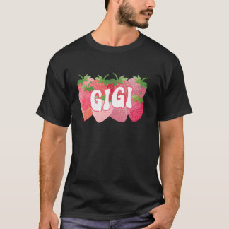 Schattigee Gigi Aardbei Lover Mama Mama Gelukkige  T-shirt