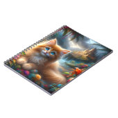 Schattigee Ginger Kitten in Tropical Paradise Fant Notitieboek (Linkerzijde)