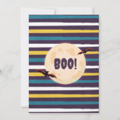 Schattigee Ginger Witch Halloween Party Uitnodigin Kaart (Achterkant)