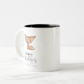 Schattigee Gingerbread Fox vakantie Mok (Voorkant links)