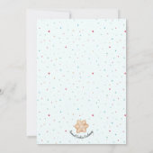 Schattigee Gingerbread House Vakantie Cookie Excha Kaart (Achterkant)