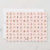 Schattigee Gingerbread Houses Foto Vakantie Kaart (Achterkant)