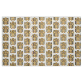 Schattigee Gingerbread Man Cookie Pattern Custom Stof (Fat Quarter)