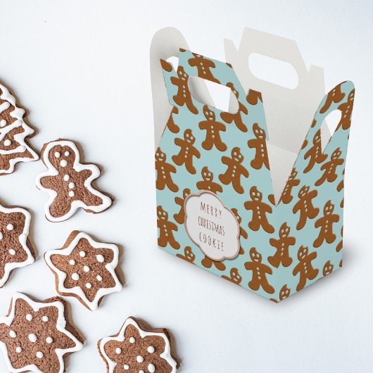 Schattigee Gingerbread Man Kerstkoekjes Favoriete  Bedankdoosjes