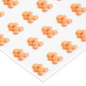 Schattigee Gingerbread Man Xmas Holiday 4Ann Tafelkleed (Gekanteld)