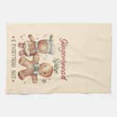 Schattigee Gingerbread People Vakantie Theedoek (Horizontaal)