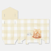 Schattigee Gingham Bow Pannenkoek Brunch Baby show Bedankdoosjes (Ongevouwen)