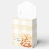 Schattigee Gingham Bow Pannenkoek Brunch Baby show Bedankdoosjes (Open)